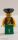 Lego minifig Pirates - Pirate Vest and Anchor Tattoo, Green Legs, Tricorne Hat