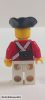 Lego minifig Pirates - Pirates (2009 Relaunch) - Imperial Guards (Redcoats) - Imperial Soldier II - Officer, Goatee