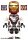 Lego figura Super Heroes - Avengers Endgame - Iron Man - White Jumpsuit, Neck Bracket