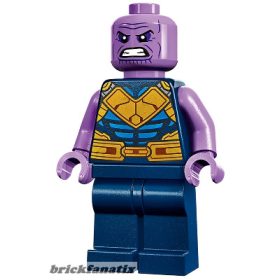   Lego figura Super Heroes - Avengers - Thanos - Minifigure, Dark Blue and Gold Outfit, Medium Lavender Arms
