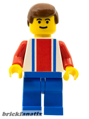 Lego Minifigure Soccer - Soccer Player - Red, White, and Blue Team with Number 11 on Back