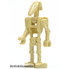 Lego figura Star Wars - Battle Droid - Tan, Angled Arms