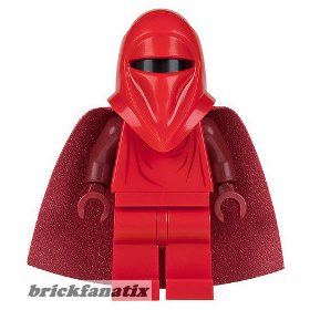   Lego figura Star Wars - Star Wars Episode 4/5/6 - Imperial Royal Guard - Dark Red Arms and Hands, Starched Fabric Cape