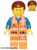 Lego figura The LEGO Movie 2 - Emmet - Smile / Scared, Worn Uniform