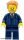 Lego figura Town - Businessman - Pinstripe Jacket and Gold Tie, Dark Blue Legs, Medium Nougat Tousled Hair, Beard ( 31065 )