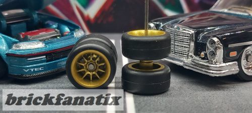 Wheel & Tire Set #011, Gold