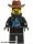 Lego figura Western - Cowboys - Bandit 1 (Black Bart)