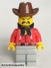 Lego figura Western - Cowboys - Bandit 2 (Flatfoot Thompson / Flatfoot Thomsen / Prairie Pete)