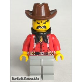   Lego figura Western - Cowboys - Bandit 2 (Flatfoot Thompson / Flatfoot Thomsen / Prairie Pete)