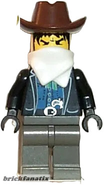 Lego figura Western - Cowboys - Bandit 4