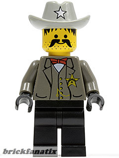Lego figura Western - Cowboys - Sheriff (Wild Wyatt West / Duke)