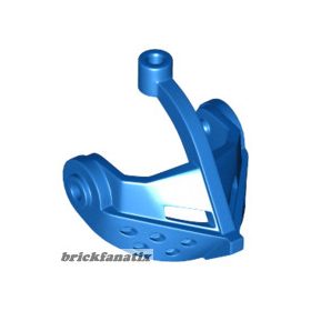 Lego Minifigure, Visor Pointed, Blue
