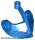 Lego Minifigure, Visor Pointed, Blue