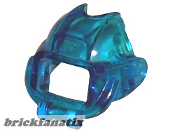 Lego Minifigure, Visor Underwater, Trans-Dark blue