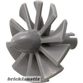 Lego Engine, Large, Center, 10 Blades, Dark bluish gray