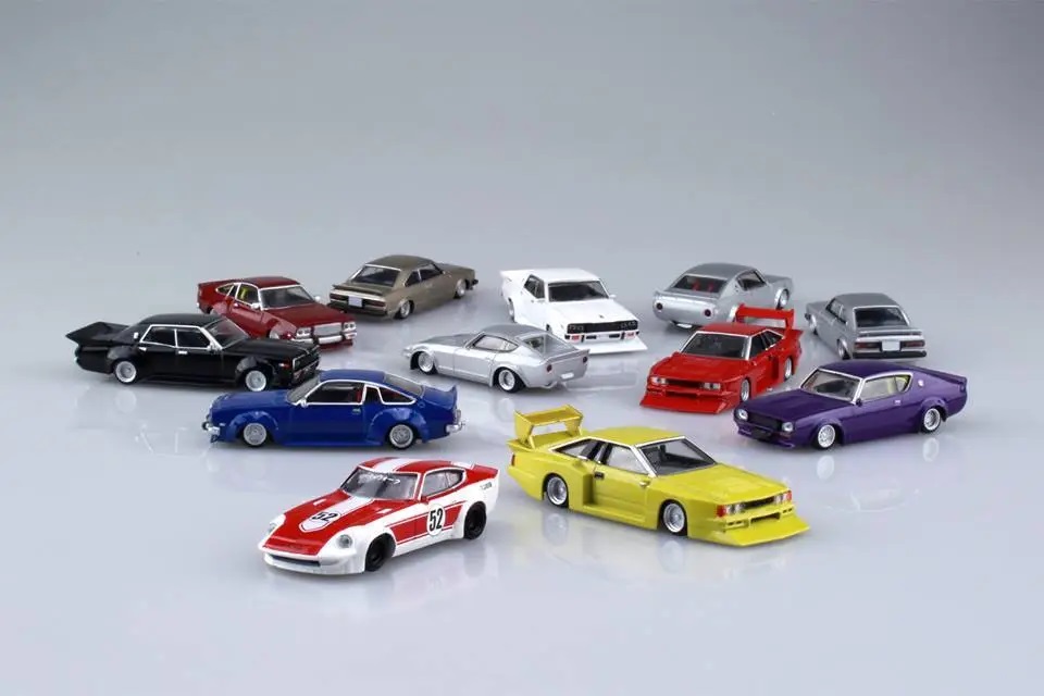 AOSHIMA diecast 1:64 models